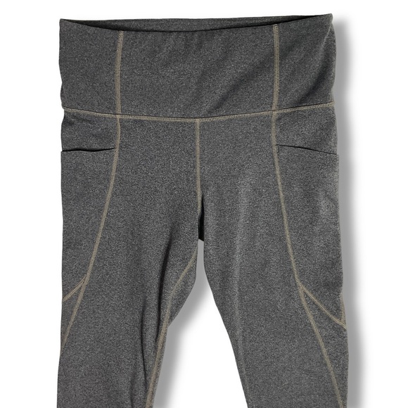 Athleta Salutation Stash Pocket Tights 7/8 Leggings Sz S Gray - Picture 2 of 11